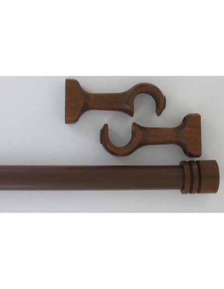 9506n2818090-kit bois longueur 180 cm diam 28 embout bouchon - chene