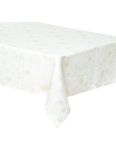183918 - nappe flocon dore 140x240