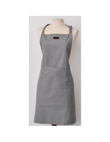 43001930 - tablier de cuisine chef 65x80cm coton - gris clair
