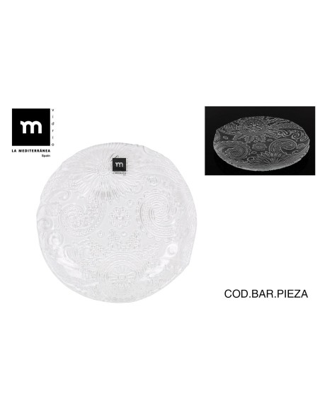 assiette plate 21cm paisley