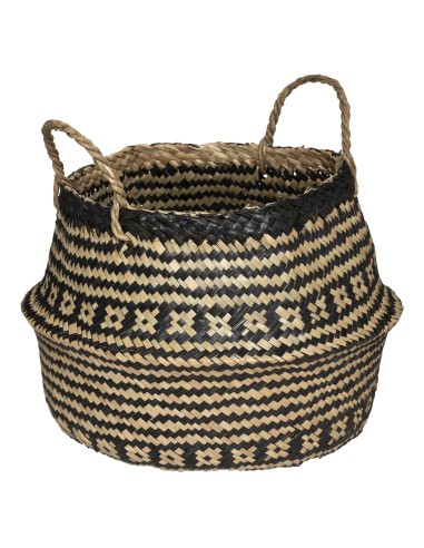 157044b-panier pli frise noir