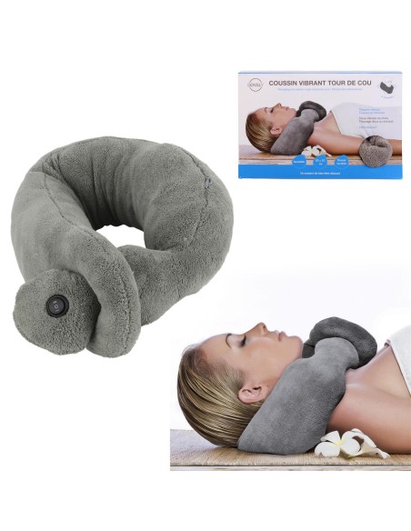coussin vibrant tour de cou m6