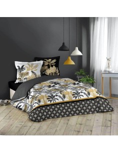 1643722-parure 3 p. 260 x 240 cm imprime 42 fils allover karaba