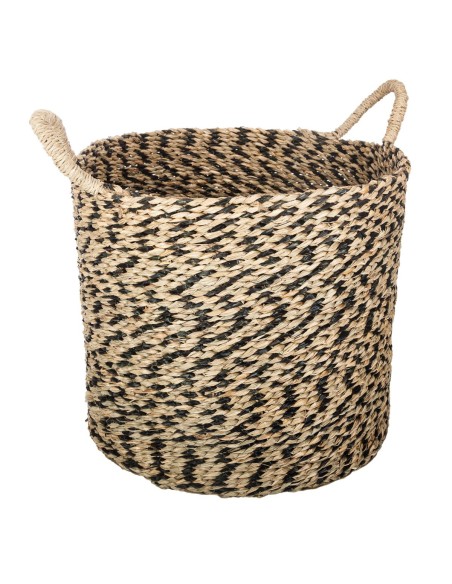 panier tresse etnik rond gm