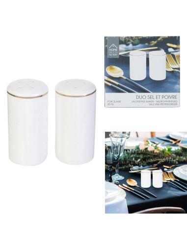 ka4574 - saliere poivriere lisere dore m12