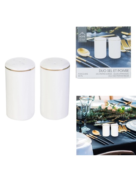 ka4574 - saliere poivriere lisere dore m12