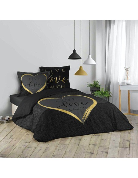 1643498-parure 3 p. 200 x 200 cm imprime 42 fils dessin place crazy love