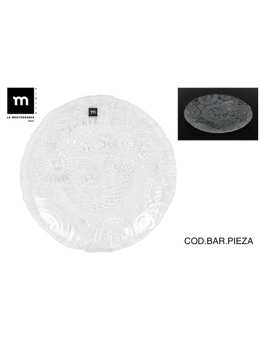 assiette present 33cm paisley