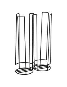 179659 - porte caps fixe tassx32 noir L. 17,8 x P. 8,5 x H. 27 cm