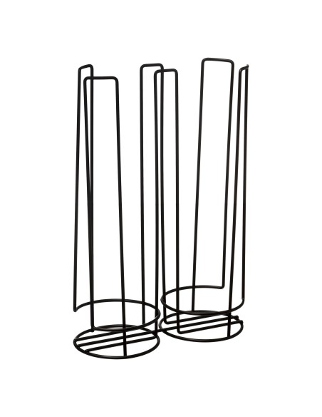 179659 - porte caps fixe tassx32 noir L. 17,8 x P. 8,5 x H. 27 cm