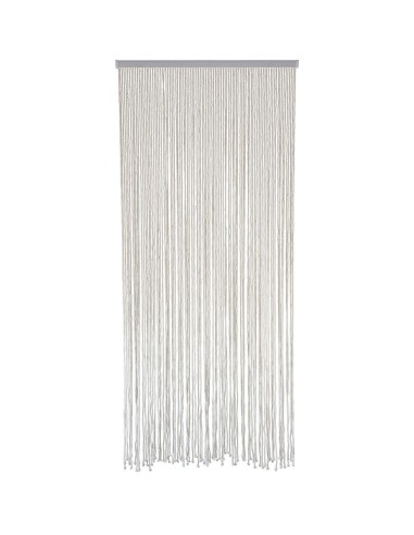 5530103 - rideau de porte coton/polyester ficelle tressee 90x200cm - ecru