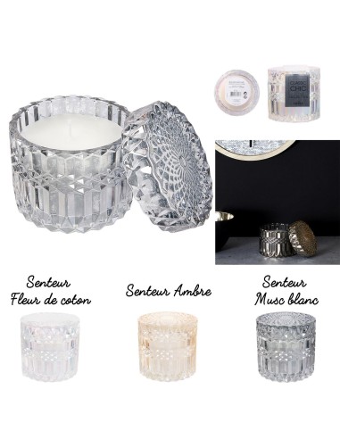 bougie parfumee cisele irise et top h9cm m12