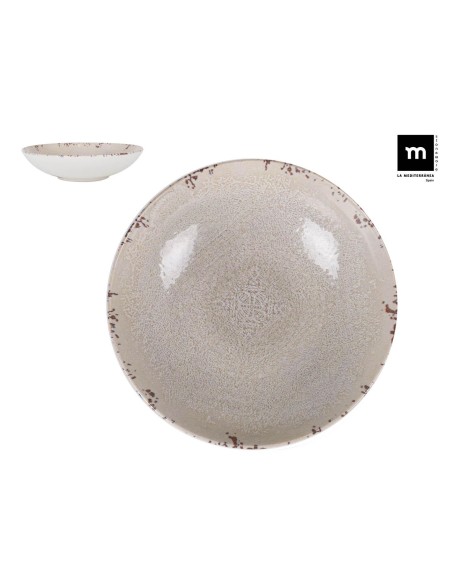 assiette creuse 21cm etna monaco bril