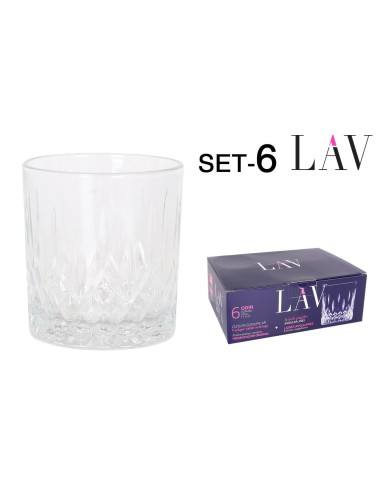 1096933r - set 6 verres wisky 330cc odin