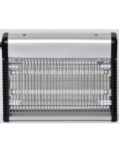 8581931 - lampe anti-insectes double neon - argent/noir - gm