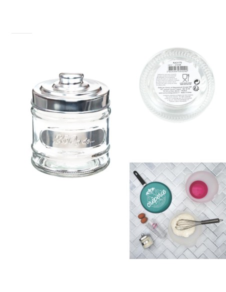 bocal en verre avec couvercle m24 a1/m24