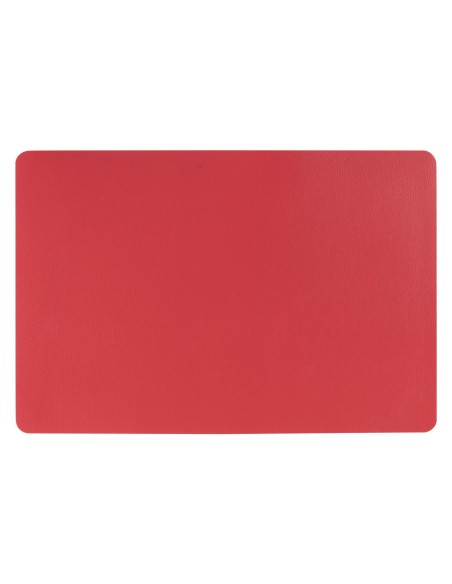 160661f-set table tenor rouge 45x30 L. 45 x P. 30 x H. 0,1 cm