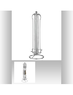 119591a - porte caps rota espx36 chrome D. 13 x H. 39 cm