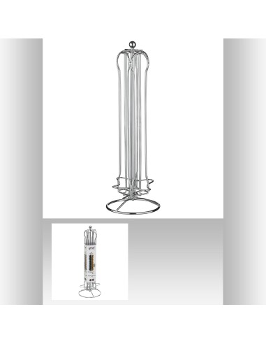 119591a - porte caps rota espx36 chrome D. 13 x H. 39 cm