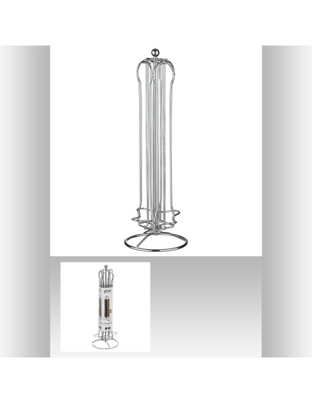 119591a - porte caps rota espx36 chrome D. 13 x H. 39 cm