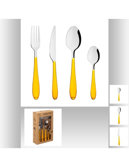 menagere 24p happy pop jaune