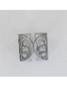 24010931-embrasse metal manchette renaissance - gris/noir