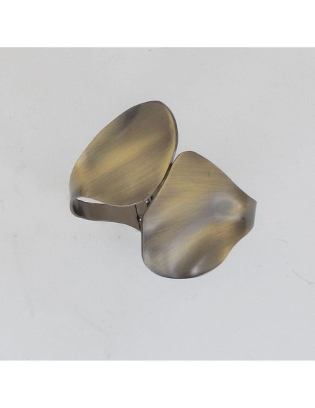 2401197-embrasse metal manchette purity - bronze