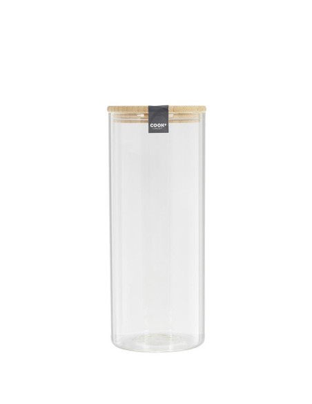 ka4372 - bocal en verre et bambou 1.6l m8