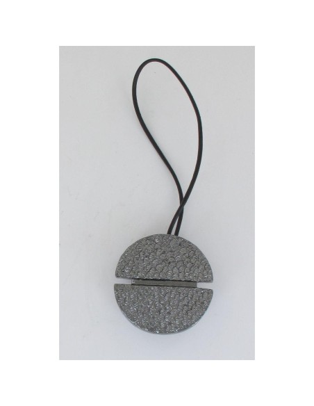 28024991 - embrasse resine aimantee art deco pm - graphite