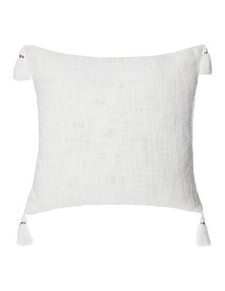 156175z - housse cous slub blc 40x40