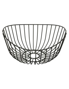 160620b - corbeille fruits courb 27cm n L. 27,5 x P. 26,5 x H. 14 cm