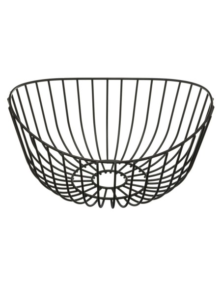 160620b - corbeille fruits courb 27cm n L. 27,5 x P. 26,5 x H. 14 cm