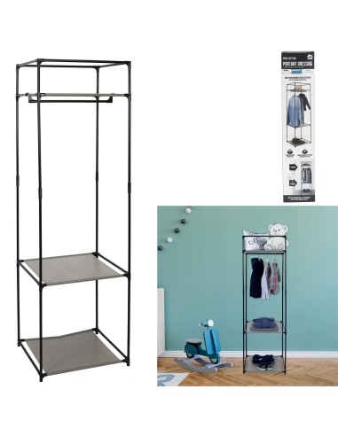 portant dressing ouvert 50x43.5x160cm m6