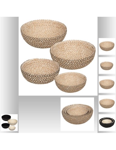 173501 - coupelle jute safari ass x4