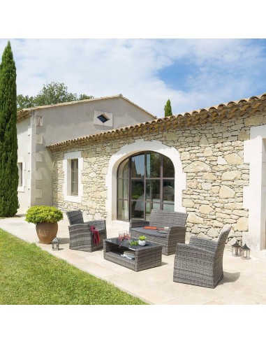 159570 - salon bora bora 4p terre d'ombre