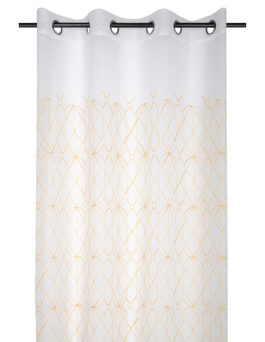 r6b098002vl-stripes voilage 140x260 moutarde