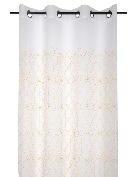 r6b098002vl-stripes voilage 140x260 moutarde