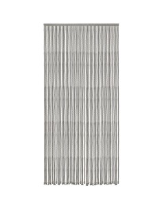 5530093  - rideau de porte coton/polyester corde tressee 90x200cm - gris