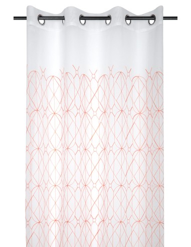 r6b098003vl-stripes voilage 140x260 brique