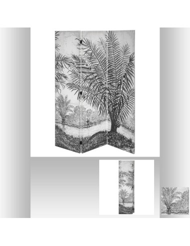 178706 - paravent imp cuba n&b