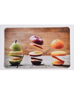 tapis imp 50x80cm polyester - tutti frutti