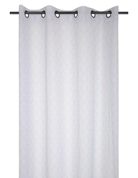 r6b098005vl-stripes voile 135x260 blanc