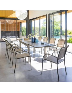 149174-table piazza ext alu 10p tonka