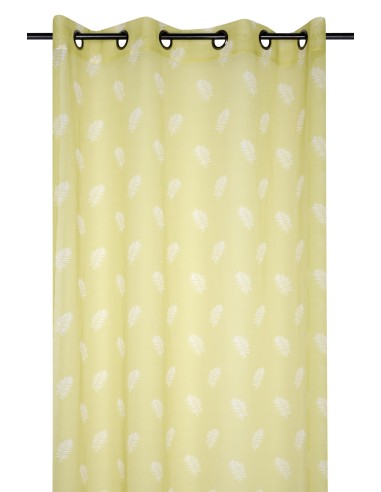r6b118003vl-plumeria voile 135x260 citron
