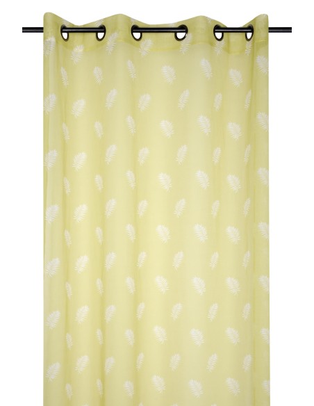 r6b118003vl-plumeria voile 135x260 citron