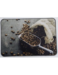 tapis imp 40x60cm polyester - coffee time