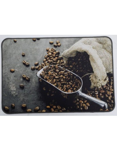 tapis imp 40x60cm polyester - coffee time