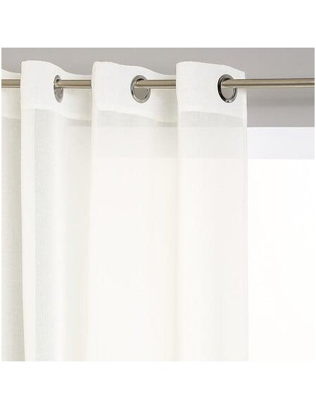 120943a - voilage etamine ivoire 140x240