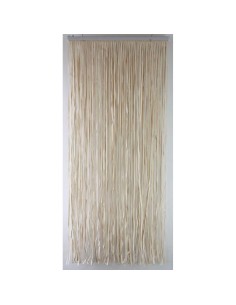 5535003-rideau de porte lanieres tresses 90x200cm - ecru