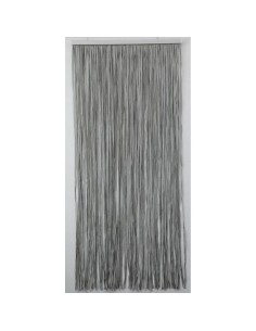 5535057-rideau de porte lanieres tresses 90x200cm - vert de gris